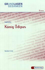 Cover of: Sophokles, König Ödipus