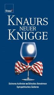 Cover of: Knaurs Neuer Knigge.