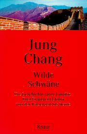 Cover of: Wilde Schwane by Jung Chang