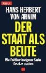 Der Staat als Beute by Hans Herbert von Arnim