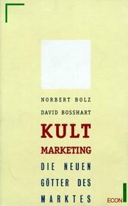 Cover of: Kult-Marketing by Norbert W. Bolz