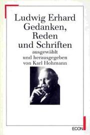 Cover of: Gedanken aus fünf Jahrzehnten: Reden und Schriften