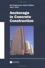 Cover of: Anchorage in Concrete Construction