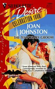 Cover of: Temporary Groom (Hawk'S Way) by Joan Johnston