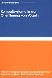 Cover of: Kompasssysteme in der Orientierung von Vögeln by R. Wiltschko