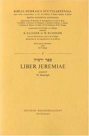 Cover of: Hebrew Jeremiah-FL
