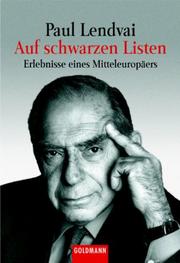Cover of: Auf schwarzen Listen by Paul Lendvai