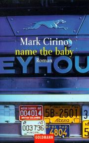 Cover of: name the baby. by Mark Cirino, Mark Cirino