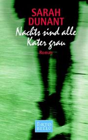 Cover of: Nachts sind alle Kater grau. Sonderausgabe.