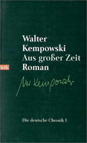 Cover of: Aus großer Zeit.