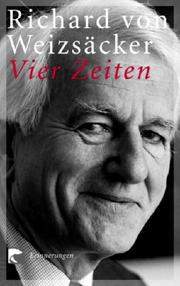 Cover of: Vier Zeiten. Erinnerungen.