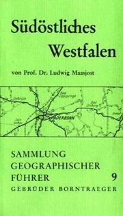 Cover of: Südöstliches Westfalen: mit 7 Tab. im Text u. 3 Ausschlagtaf.