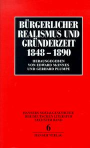 Cover of: Bürgerlicher Realismus und Gründerzeit 1848-1890