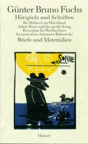 Cover of: Werke in drei Bänden by Günter Bruno Fuchs