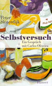 Cover of: Selbstversuch by Peter Sloterdijk