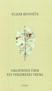 Cover of: Variationen über ein verlorenes Thema
