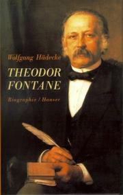 Cover of: Theodor Fontane: Biographie