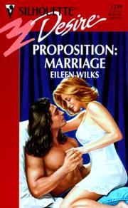 Cover of: Proposition:  Marriage (Silhouette Desire, 1239)