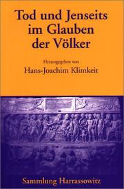 Cover of: Tod und Jenseits im Glauben der Völker