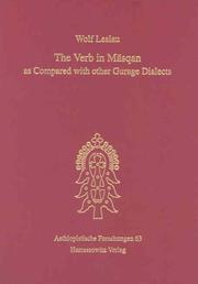 Cover of: The verb in Mäsqan as compared with other Gurage dialects