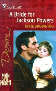 Cover of: Bride For Jackson Powers (Man Of The Month/The Passionate Powers) by Browning