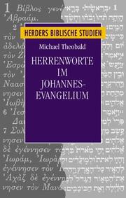 Cover of: Herrenworte im Johannesevangelium
