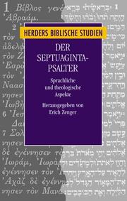 Cover of: Der Septuaginta-Psalter: sprachliche und theologische Aspekte