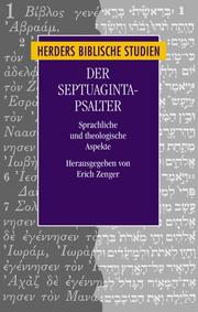 Cover of: Der Septuaginta-Psalter