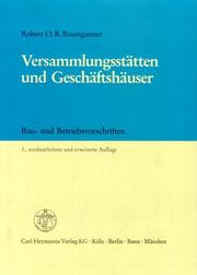 Cover of: Versammlungsstätten und Geschäftshäuser: Bau- und Betriebsvorschriften