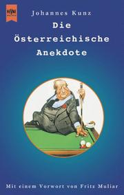 Cover of: Die Österreichische Anekdote.