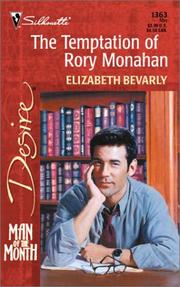 Cover of: The Temptation Of Rory Monahan (Man Of The Month)