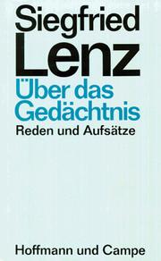 Cover of: Über das Gedächtnis: Reden und Aufsätze