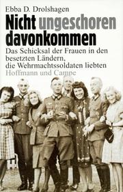 Cover of: Nicht ungeschoren davonkommen by Ebba D. Drolshagen