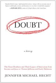 Cover of: Doubt: A History by Jennifer Michael Hecht