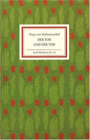 Cover of: Der Tor Und Der Tod by Hugo von Hofmannsthal