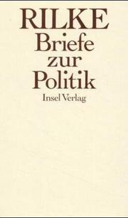 Cover of: Briefe zur Politik