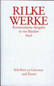 Cover of: Werke: kommentierte Ausgabe in vier Bänden