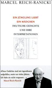 Cover of: Ein Jüngling liebt ein Mädchen. Deutsche Gedichte und ihre Interpretationen.