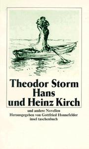 Cover of: Hans und Heinz Kirch und andere Novellen