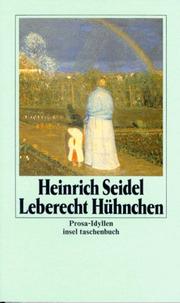 Cover of: Leberecht Hühnchen by Heinrich Seidel