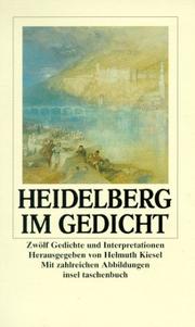 Cover of: Heidelberg im Gedicht by herausgegeben von Helmuth Kiesel ; unter Mitarbeit von Sabine Franke und Roman Luckscheiter.
