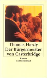 Cover of: Der Bürgermeister von Casterbridge