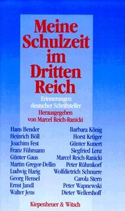 Meine Schulzeit im Dritten Reich by Marcel Reich-Ranicki