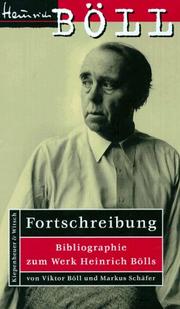 Cover of: Fortschreibung by Viktor Böll