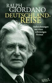 Cover of: Deutschlandreise by Ralph Giordano