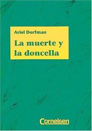 Cover of: La muerte y la doncella. (Lernmaterialien) by Ariel Dorfmann, Werner Arnold, Wolfgang Schöberle