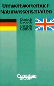 Cover of: Umweltworterbuch Naturwissenschaften: Deutsch/Englisch Englisch/Deutsch