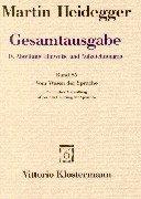 Cover of: Gesamtausgabe by Martin Heidegger