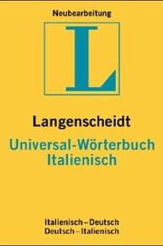 Cover of: Langenscheidts Universal-Wörterbuch, Italienisch by Sabine Corso
