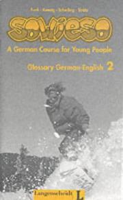 Cover of: Soweiso: A German Course for Young People Glossary English Level 2